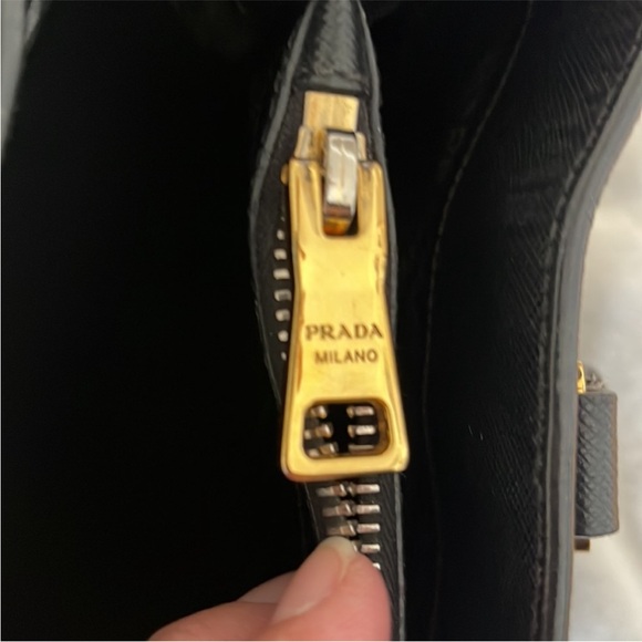 Prada Black Leather Tote Bag - Picture 12 of 16